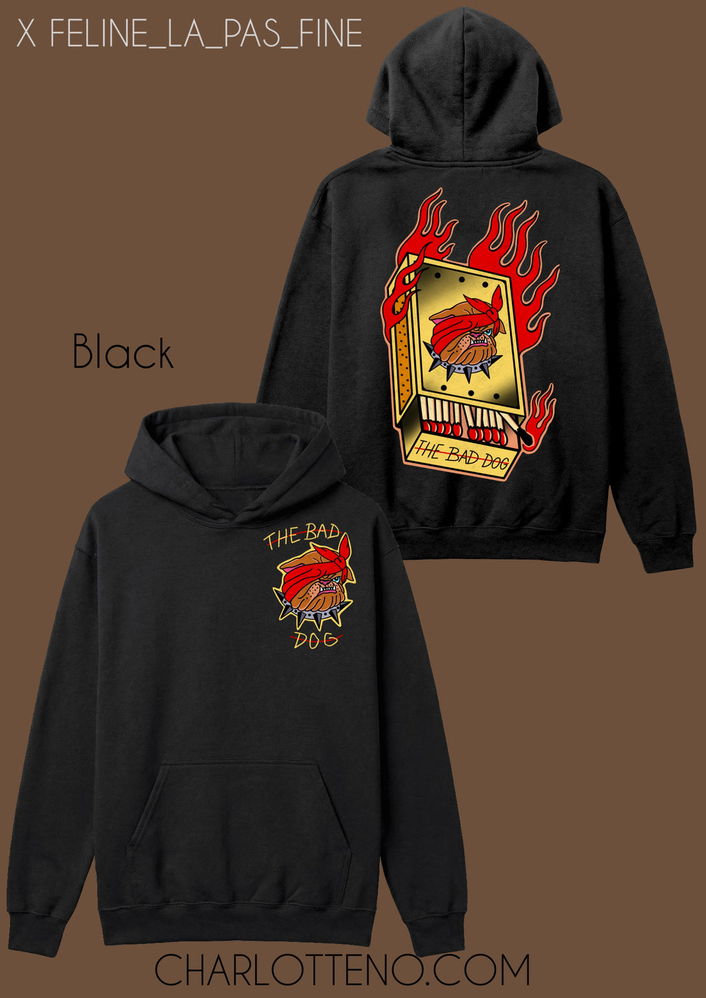 Bad dog hoodie