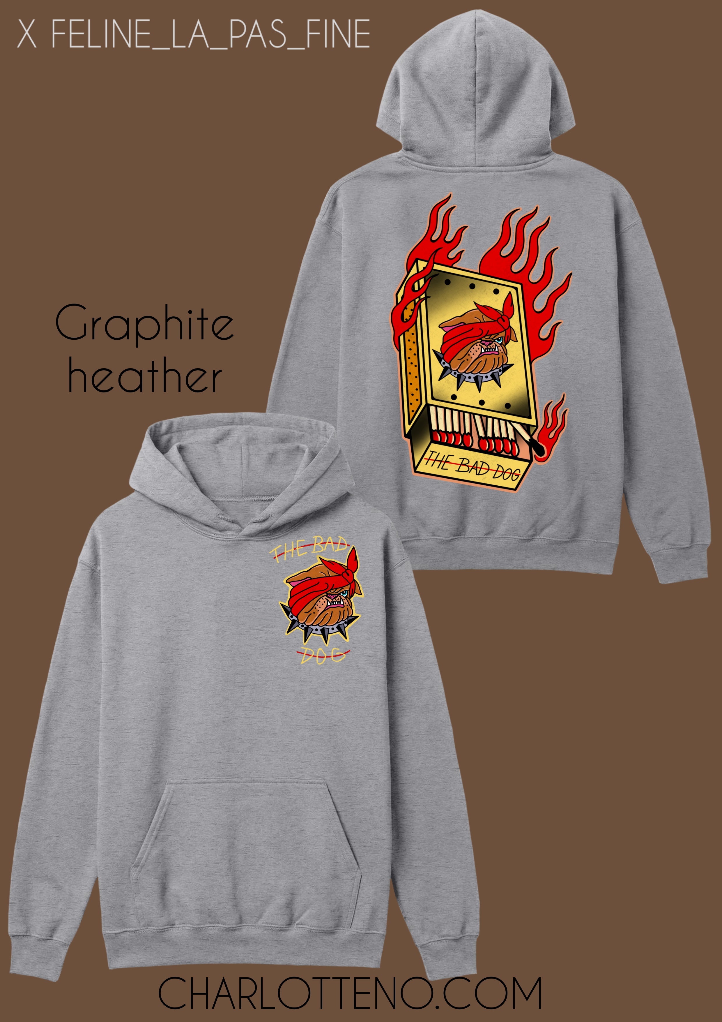 Bad dog hoodie